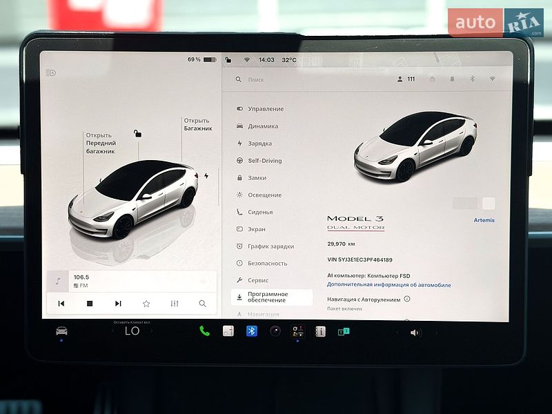 Седан Tesla Model 3 2023 в Киеве