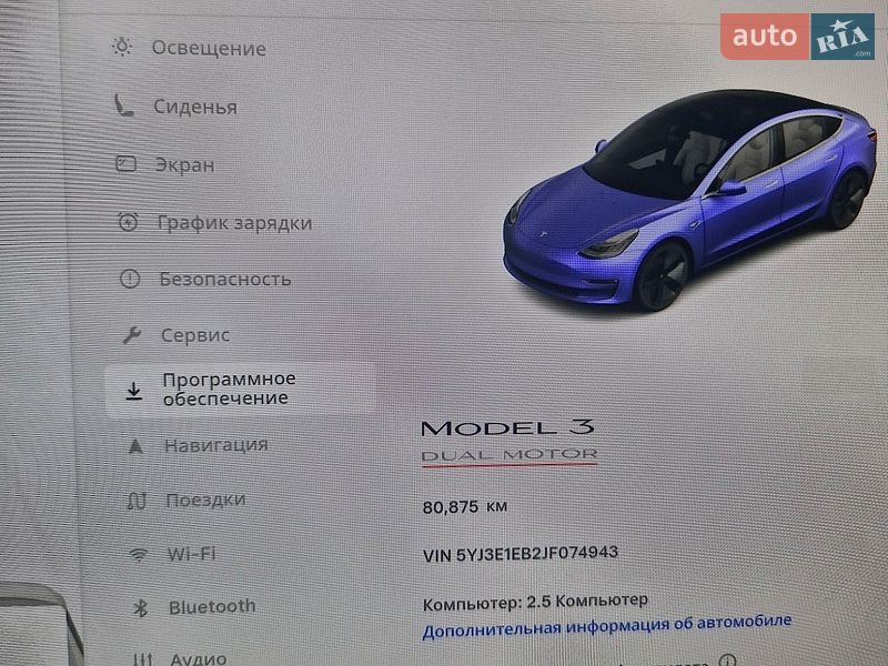 Седан Tesla Model 3 2018 в Львові