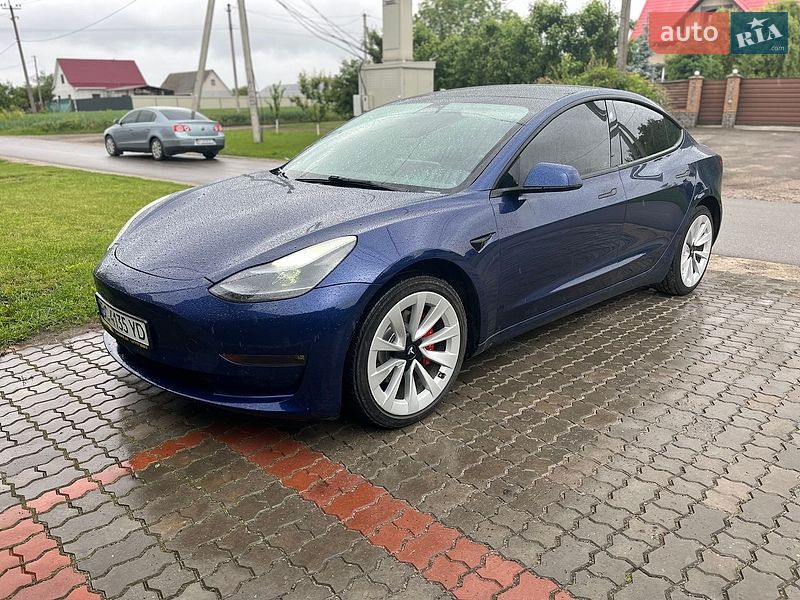 2022 Tesla Model 3, VIN 5YJ3E1EB5NF288976:plate — фото 1 (autoria)