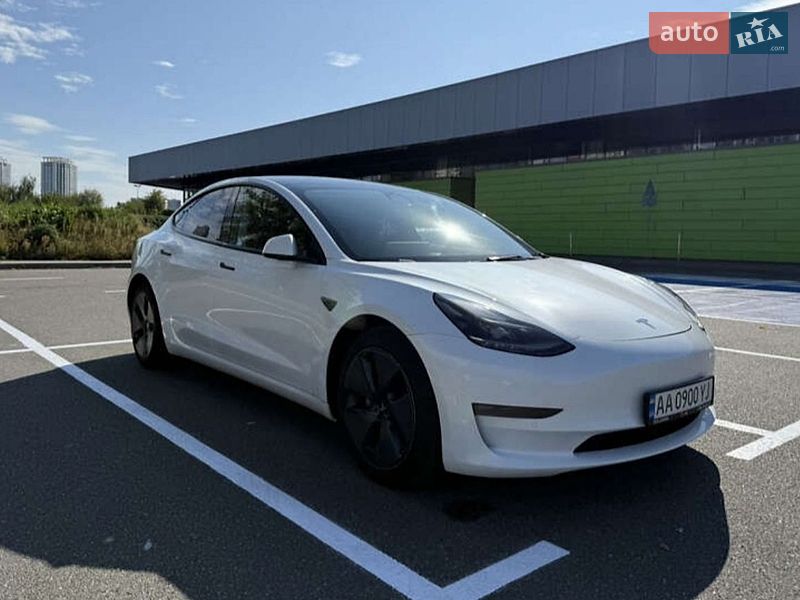 2021 Tesla Model-3, VIN LRW3E7EBXMC420822:plate — фото 1 (autoria)