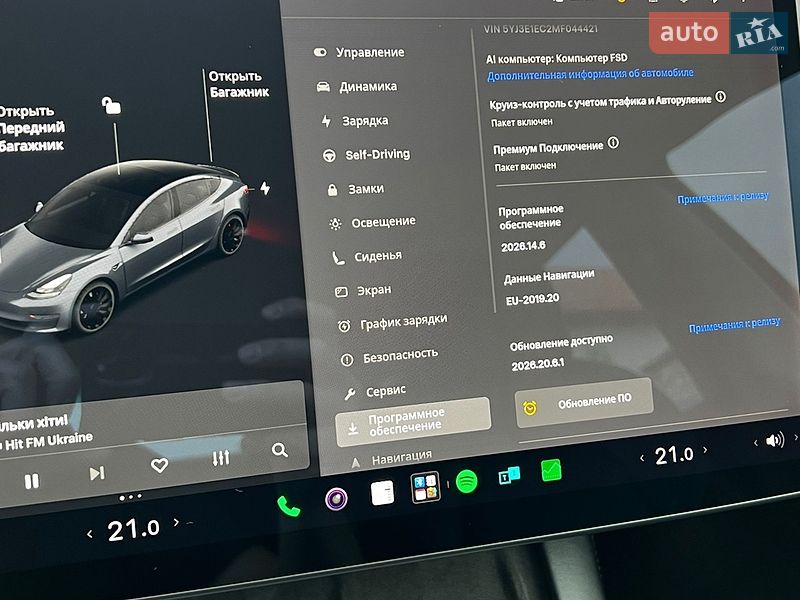 Седан Tesla Model 3 2021 в Хмельницком