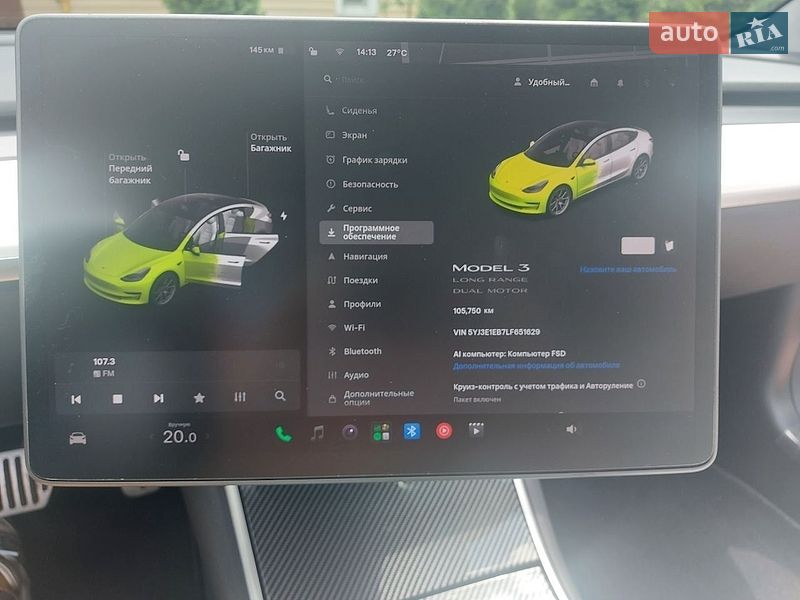 Седан Tesla Model 3 2020 в Житомирі