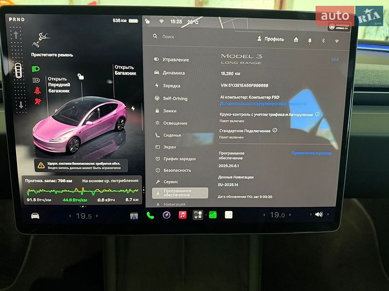Седан Tesla Model 3 2025 в Львове
