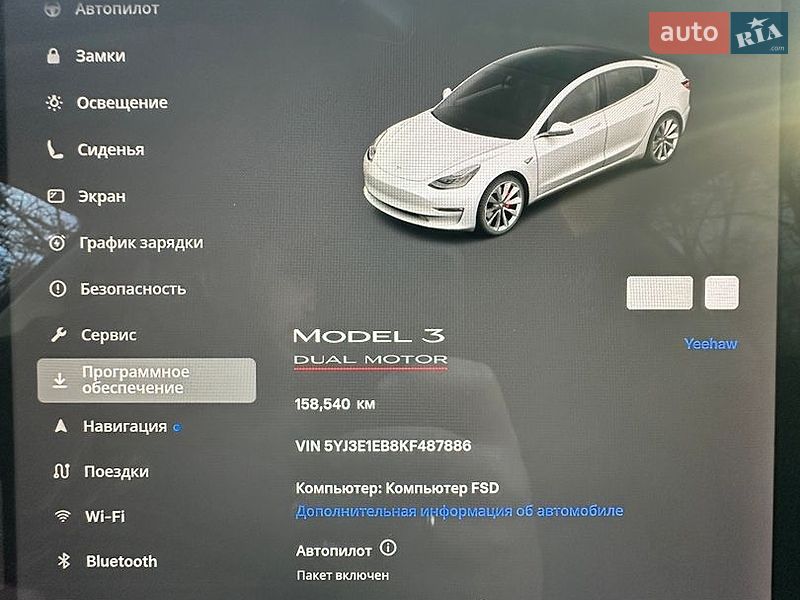 Седан Tesla Model 3 2019 в Одессе