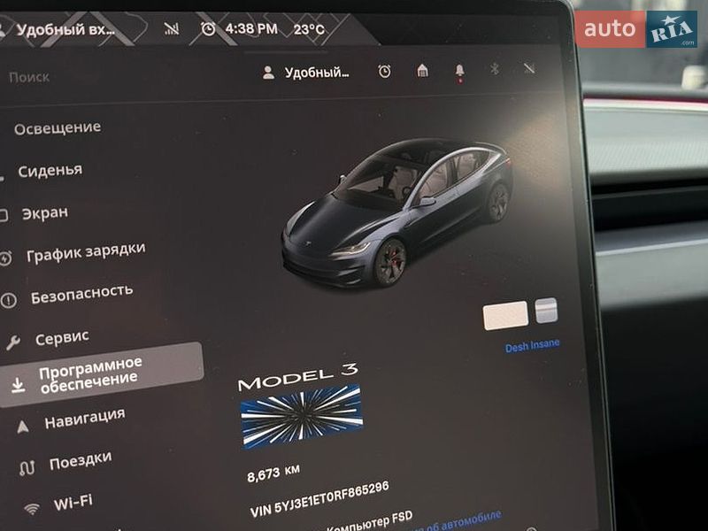 Седан Tesla Model 3 2024 в Киеве