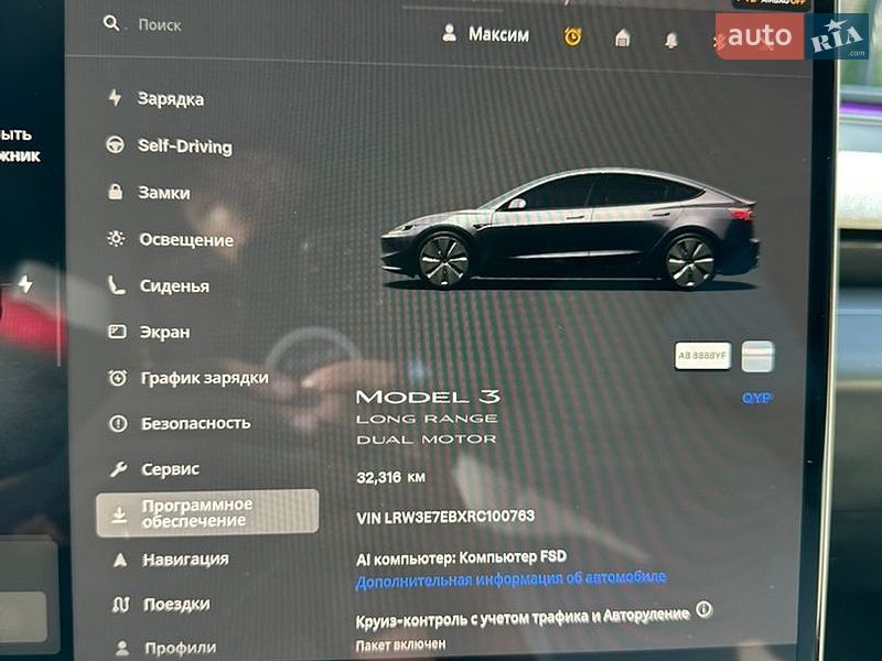 Седан Tesla Model 3 2024 в Виннице