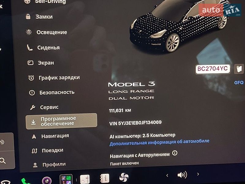 Седан Tesla Model 3 2018 в Городке