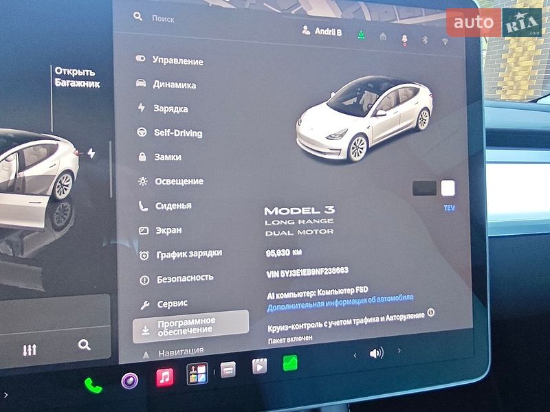 Седан Tesla Model 3 2022 в Верхнеднепровске