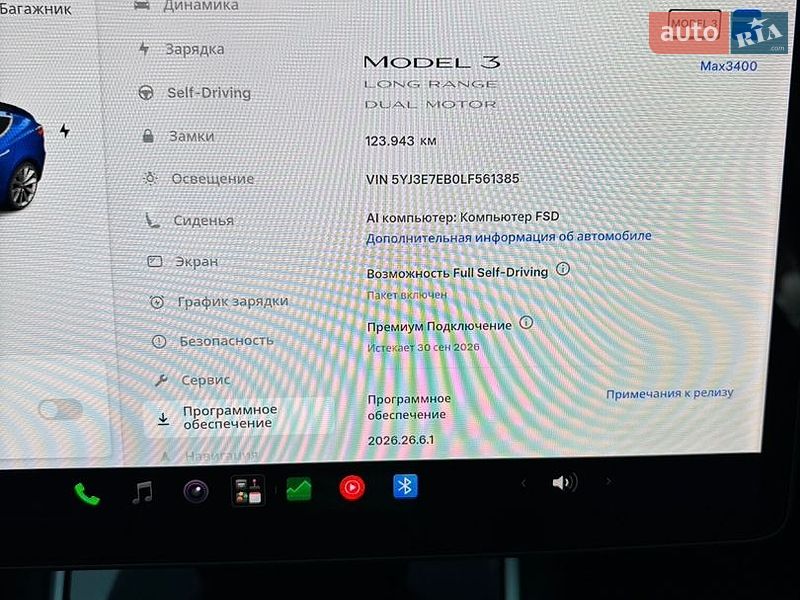 Седан Tesla Model 3 2019 в Дніпрі