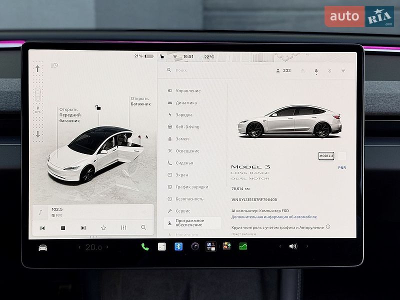 Седан Tesla Model 3 2024 в Киеве