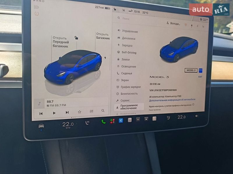 Седан Tesla Model 3 2022 в Луцьку