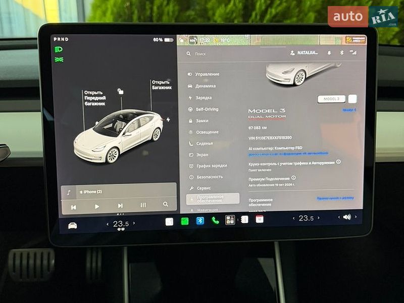 Седан Tesla Model 3 2019 в Одесі