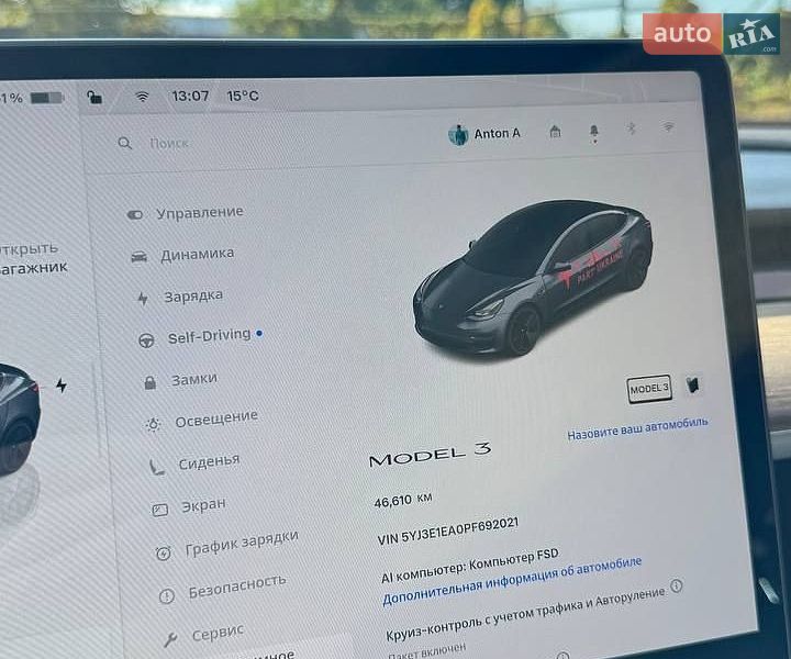 Седан Tesla Model 3 2023 в Полтаві фото 14 Седан Tesla Model 3 2023 в Полтаві