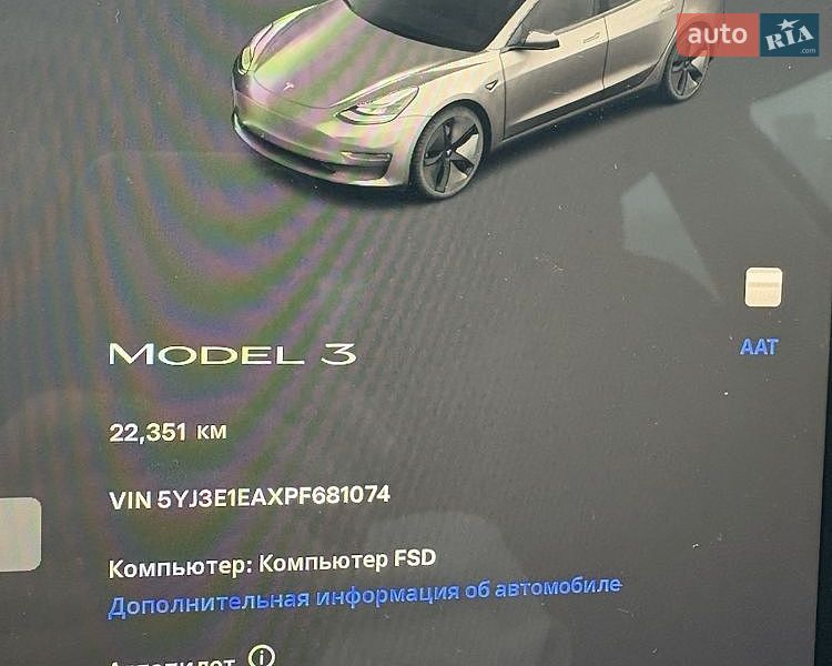 Седан Tesla Model 3 2023 в Кременчуге