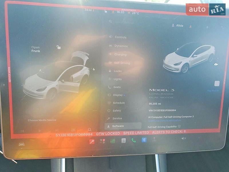 Седан Tesla Model 3 2018 в Одесі