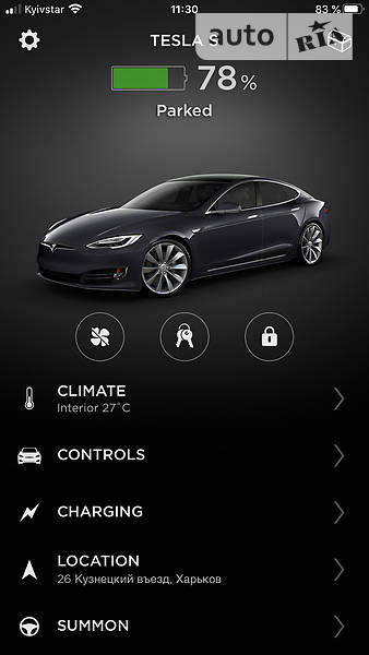 Хетчбек Tesla Model S 2017 в Харкові