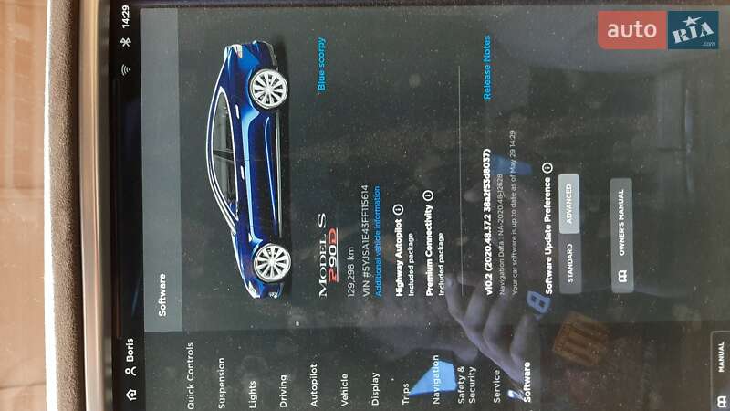 Лифтбек Tesla Model S 2015 в Одессе фото 10 Лифтбек Tesla Model S 2015 в Одессе