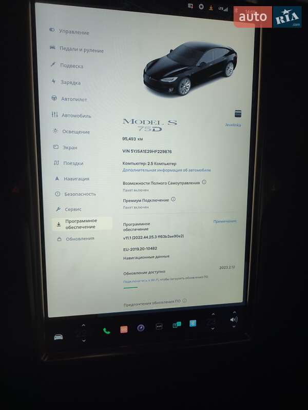 Ліфтбек Tesla Model S 2017 в Умані