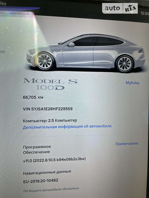 Лифтбек Tesla Model S 2017 в Запорожье фото 12 Лифтбек Tesla Model S 2017 в Запорожье