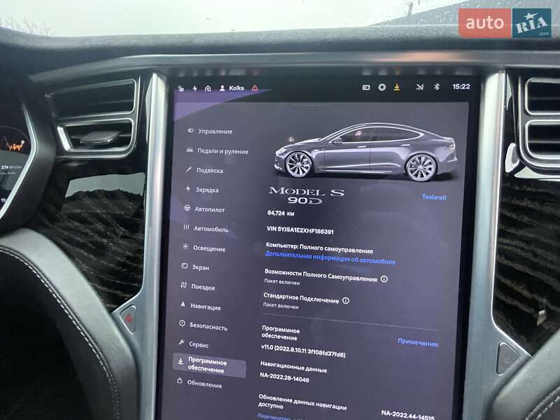Лифтбек Tesla Model S 2017 в Львове