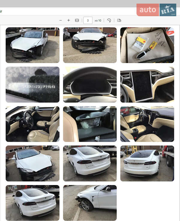 Лифтбек Tesla Model S 2015 в Киеве