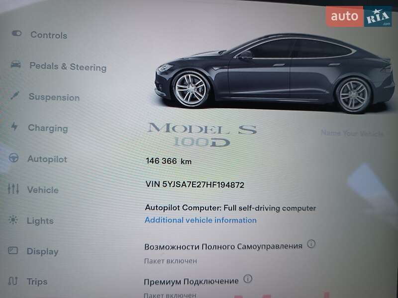 Лифтбек Tesla Model S 2017 в Хмельницком