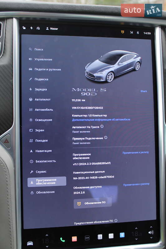 Лифтбек Tesla Model S 2016 в Жовкве