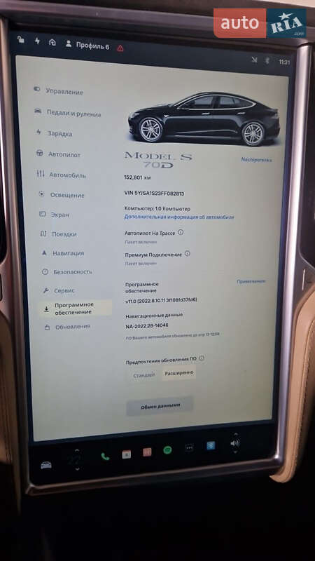 Лифтбек Tesla Model S 2015 в Киеве