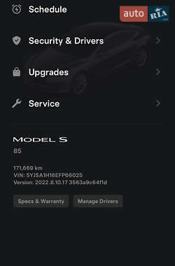 Лифтбек Tesla Model S 2014 в Харькове