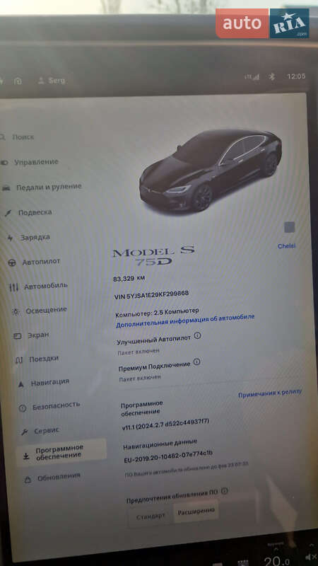 Лифтбек Tesla Model S 2019 в Киеве