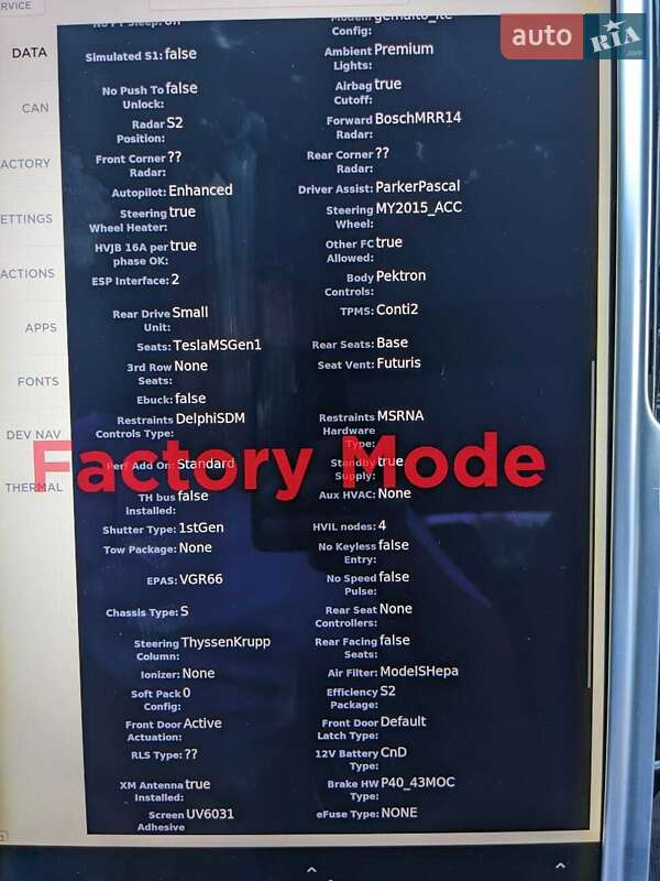 Лифтбек Tesla Model S 2016 в Белой Церкви