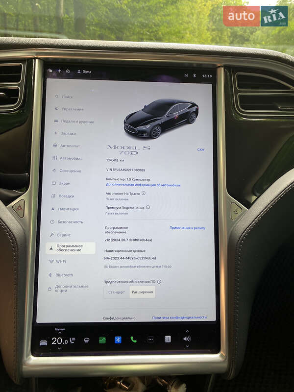 Лифтбек Tesla Model S 2015 в Луцке фото 11 Лифтбек Tesla Model S 2015 в Луцке