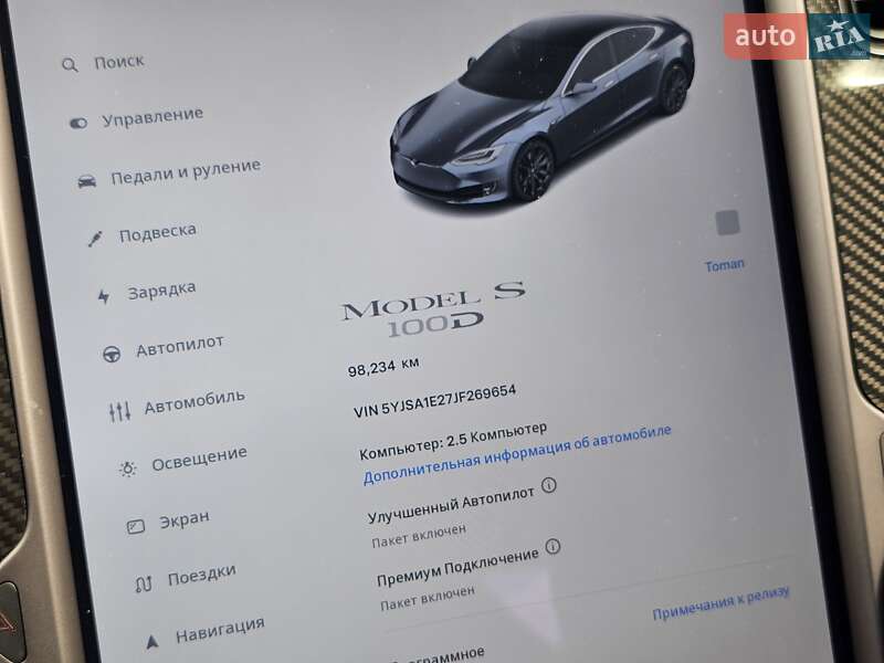 Ліфтбек Tesla Model S 2018 в Тернополі