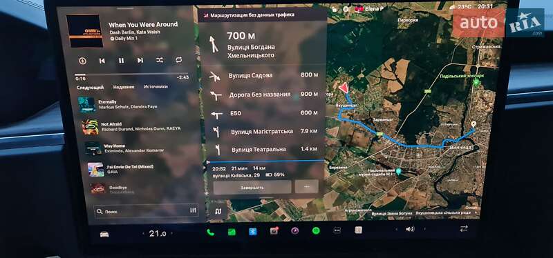 Ліфтбек Tesla Model S 2022 в Вінниці