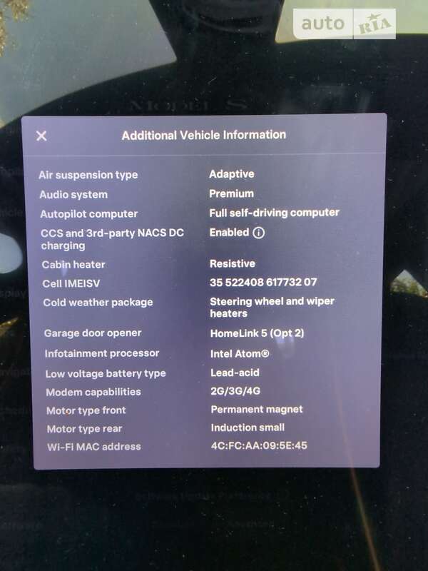 Лифтбек Tesla Model S 2020 в Киеве фото 9 Лифтбек Tesla Model S 2020 в Киеве