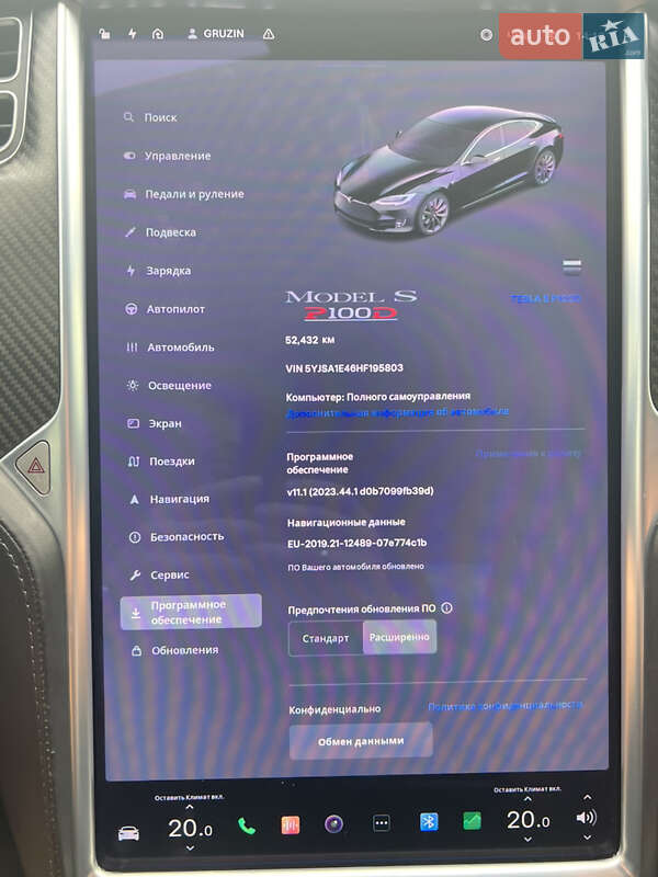 Лифтбек Tesla Model S 2017 в Днепре