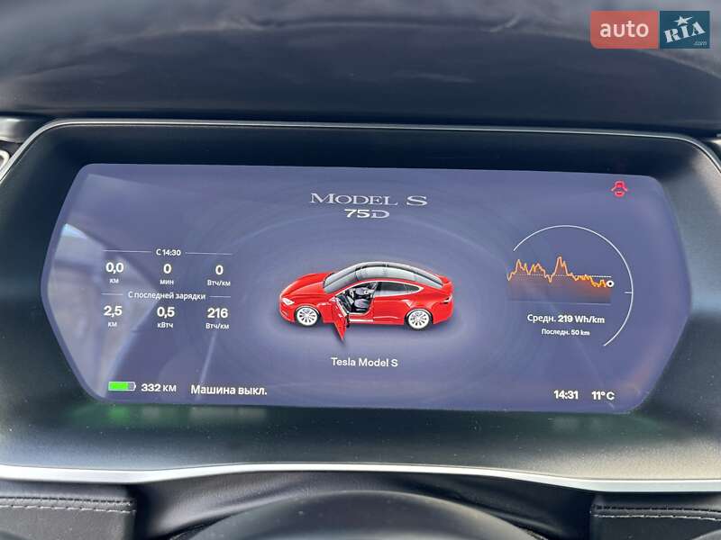 Лифтбек Tesla Model S 2017 в Черновцах