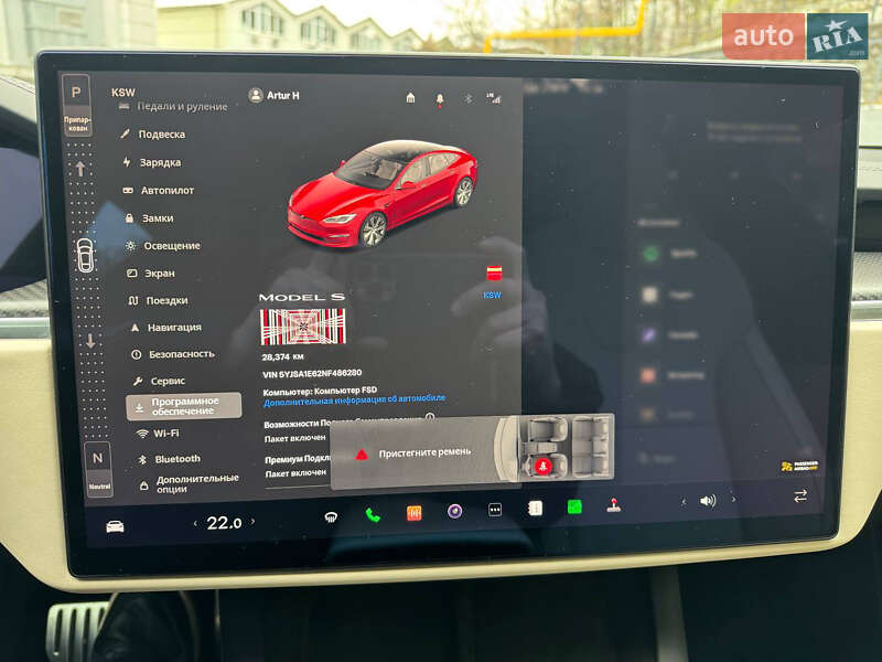 Ліфтбек Tesla Model S 2022 в Києві фото 26 Ліфтбек Tesla Model S 2022 в Києві