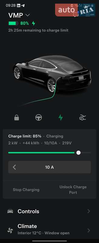 Лифтбек Tesla Model S 2015 в Броварах