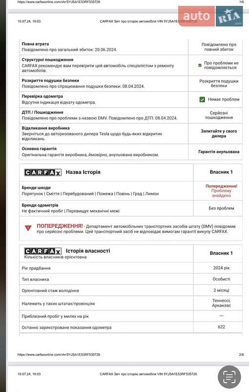 Лифтбек Tesla Model S 2024 в Киеве фото 26 Лифтбек Tesla Model S 2024 в Киеве
