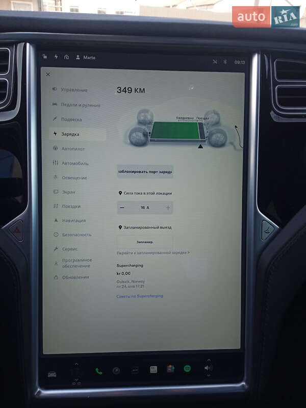 Лифтбек Tesla Model S 2015 в Радехове