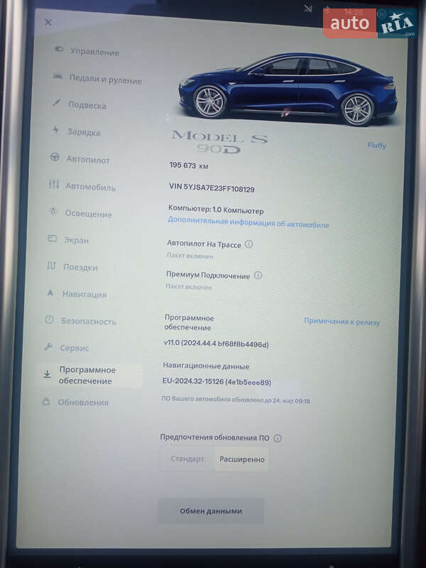 Лифтбек Tesla Model S 2015 в Радехове