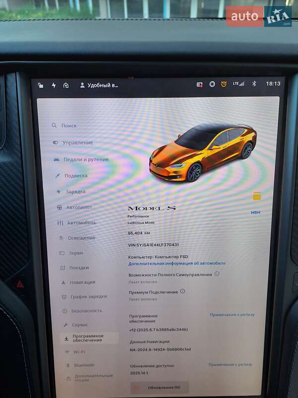 Лифтбек Tesla Model S 2020 в Тернополе