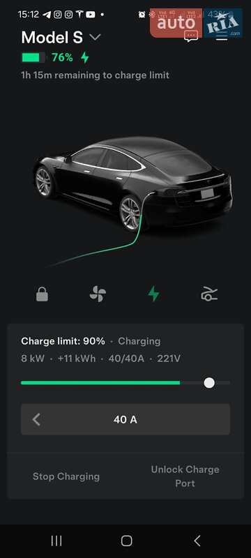 Лифтбек Tesla Model S 2014 в Днепре