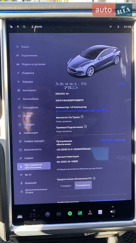 Ліфтбек Tesla Model S 2015 в Вінниці фото 16 Ліфтбек Tesla Model S 2015 в Вінниці