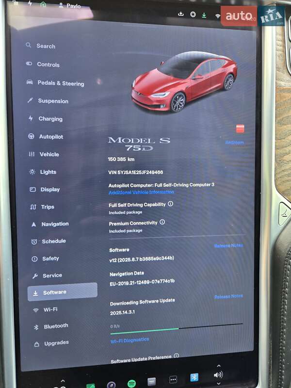 Лифтбек Tesla Model S 2018 в Киеве