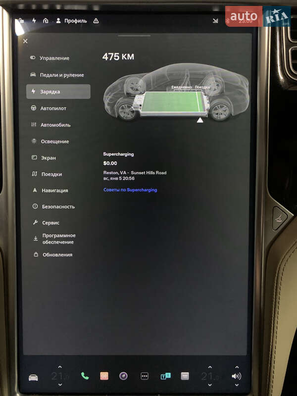 Лифтбек Tesla Model S 2015 в Львове