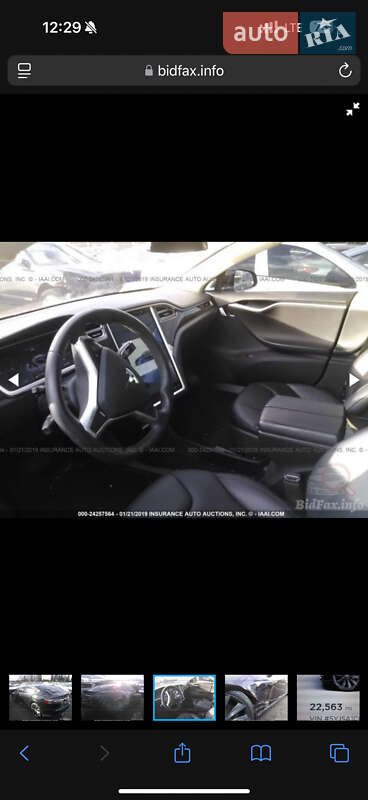 Ліфтбек Tesla Model S 2013 в Дніпрі