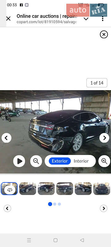 Лифтбек Tesla Model S 2017 в Львове