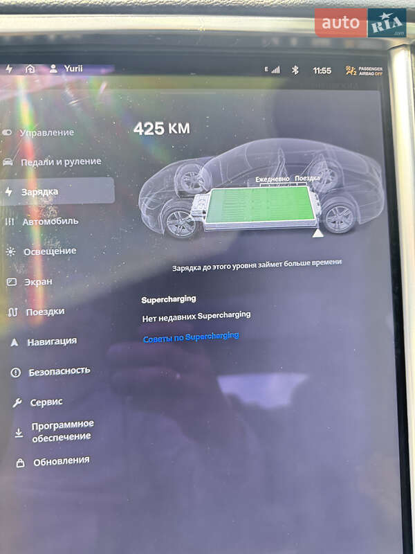 Лифтбек Tesla Model S 2014 в Львове